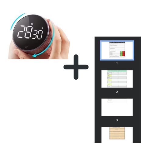 Pack Focus Total – Temporizador Pomodoro + Agenda Digital de Productividad