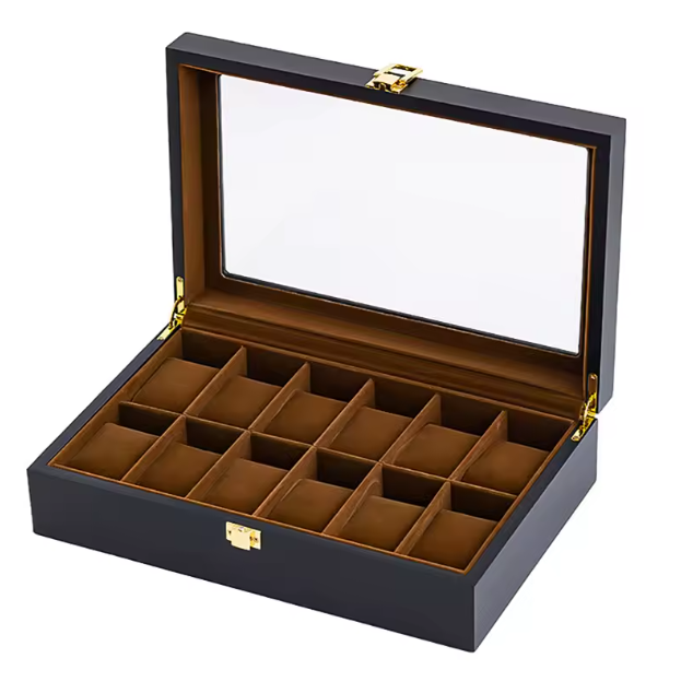 Caja de Reloj de Madera Hecha a Mano: Elegancia y Organización en tu Estilo