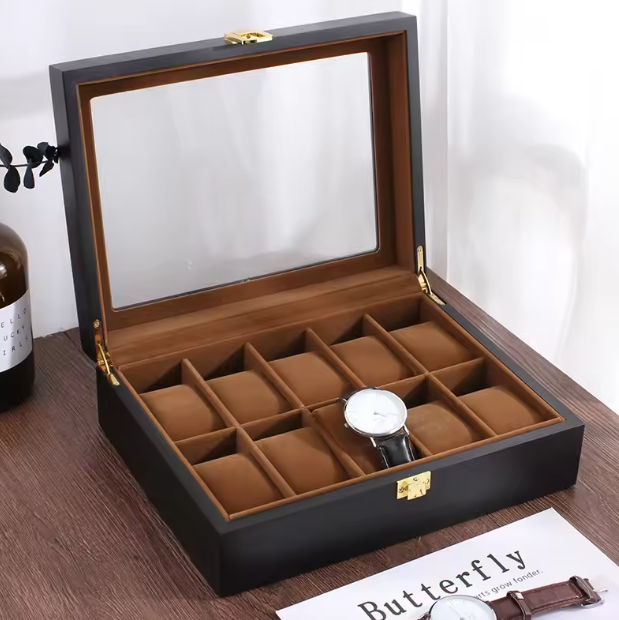Caja de Reloj de Madera Hecha a Mano: Elegancia y Organización en tu Estilo